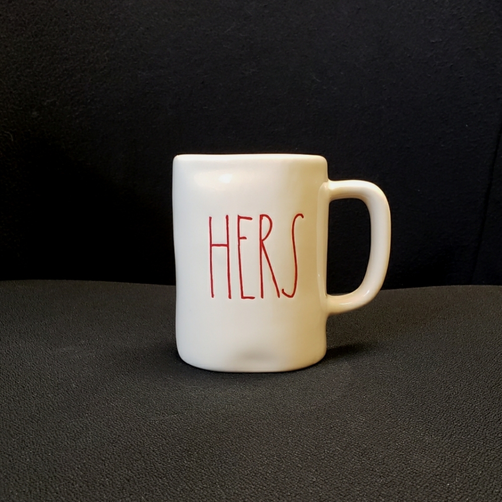 MAGENTA 'M' Stamp (Rae Dunn) HERS Mug